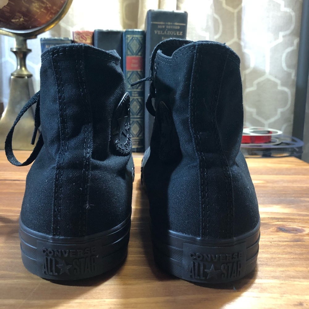 Monochrome Black Converse - Picture 3 of 7